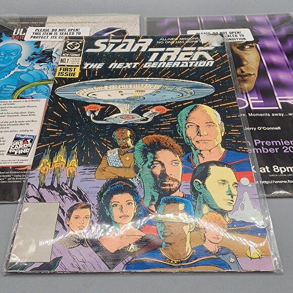 Star Trek Comic Lot x3 DS9 TNG First Issues Marvel Malibu Paramount - Picture 7 of 12